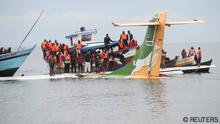 06.11.2022
Rescuers attempt to recover the Precision Air passenger plane that crashed into Lake Victoria in Bukoba, Tanzania, November 6, 2022. REUTERS/Stringer
NO RESALES. NO ARCHIVES