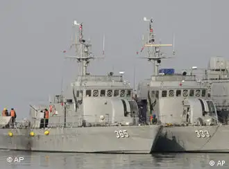 延坪岛海域的韩国军舰