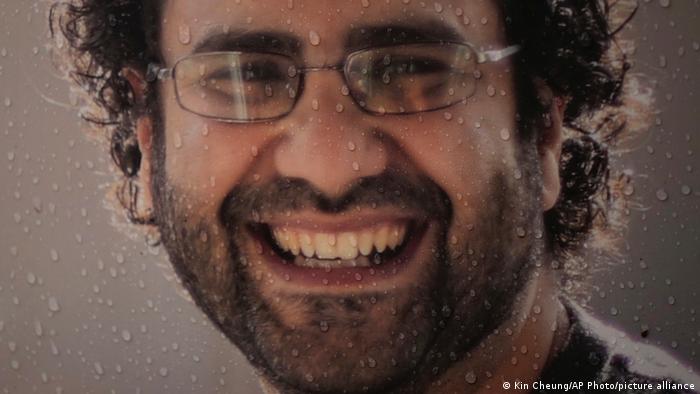 Porträt des ägyptischen Demokratie-Aktivisten Alaa-Abdel Fattah