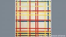 Mondrian, Piet 18721944. New York City 1 1941 (unvollendet). Öl auf Leinwand, 120 x 115,2 cm. Düsseldorf, Kunstsammlung Nordrhein-Westfalen.