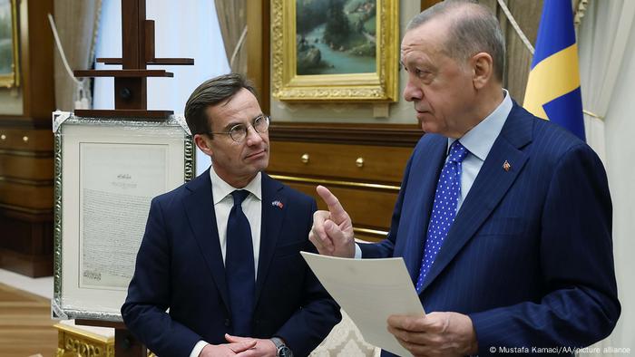 Türkei | Treffen Präsident Recep Tayyip Erdogan und Ulf Kristersson in Ankara