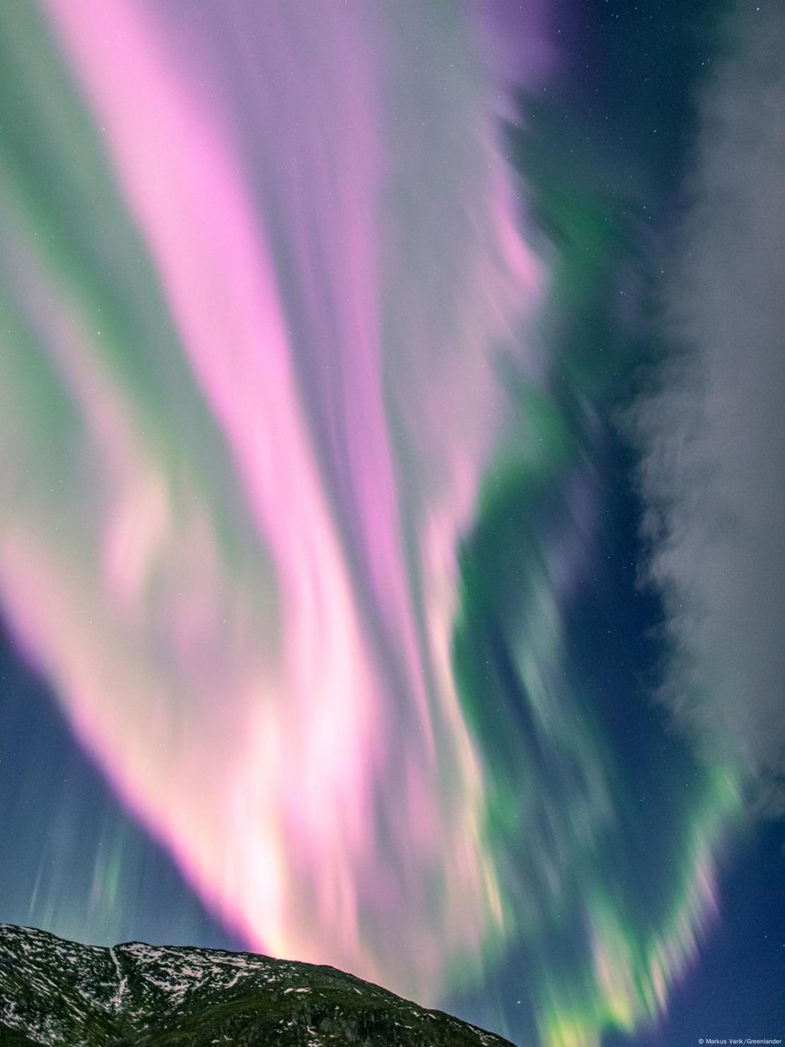 tormenta solar aurora boreal hoy