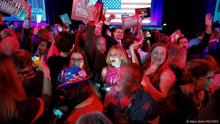 Anhänger des republikanischen Gouverneurs von Florida, Ron DeSantis, in Tampa