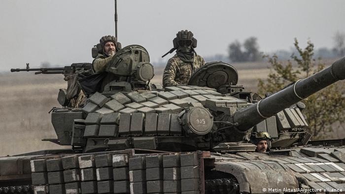 Ukrainischer Panzer bei Cherson