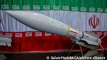 Iran unveils new air defense missile Sayyad 4B. Â The new missile, dubbed âSayyad 4Bâ, has a range of 300 kilometers. In a recent test, the Bavar-373 air defense system is claimed to have successfully hit a target at a distance of over 300 km with the new missile. Tehran, Iran, November 7, 2022. Photo by SalamPix/ABACAPRESS.COM