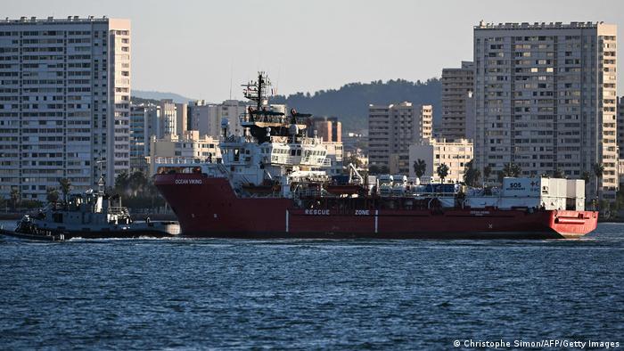 Frankreich | Rettungschiff Ocean Viking in Toulon
