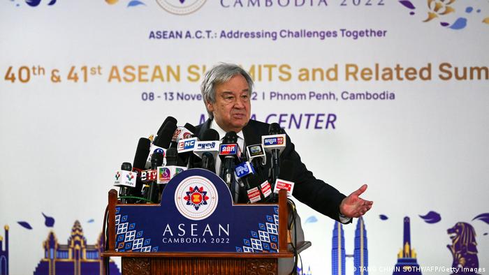 Kambodia | 2022 ASEAN Gipfeltreffen in Phnom Penh - Antonio Guterres