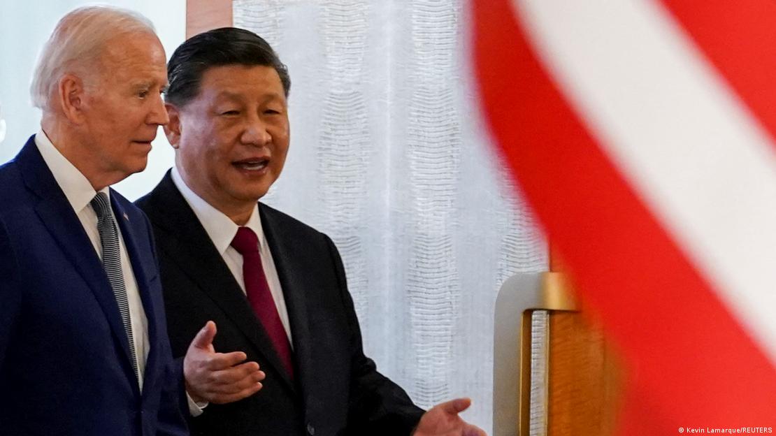 Xi Jinping and Joe Biden at the G20 in Bali last year