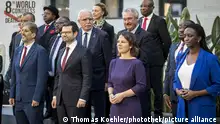 8. Weltkongress gegen die Todesstrafe im Auswaertigen Amt mit Annalena Baerbock (Buendnis 90/Die Gruenen), Bundesaussenministerin, und Marco Buschmann (FDP), Bundesminister der Justiz.