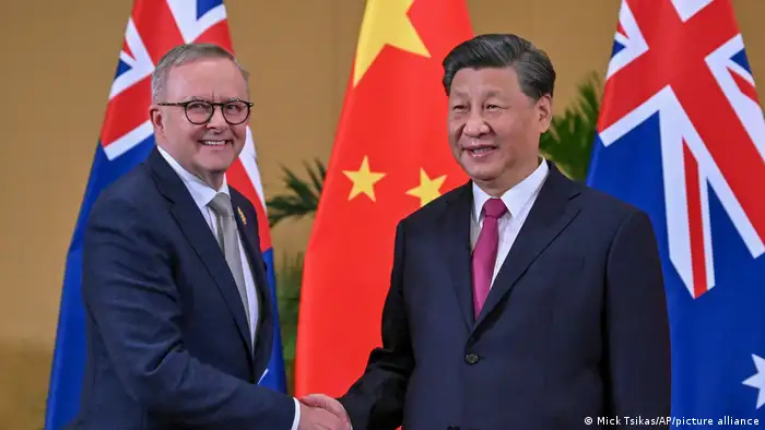 澳大利亚总理阿尔巴尼斯同中国国家主席习近平在巴厘20国峰会期间会晤（2022.11）