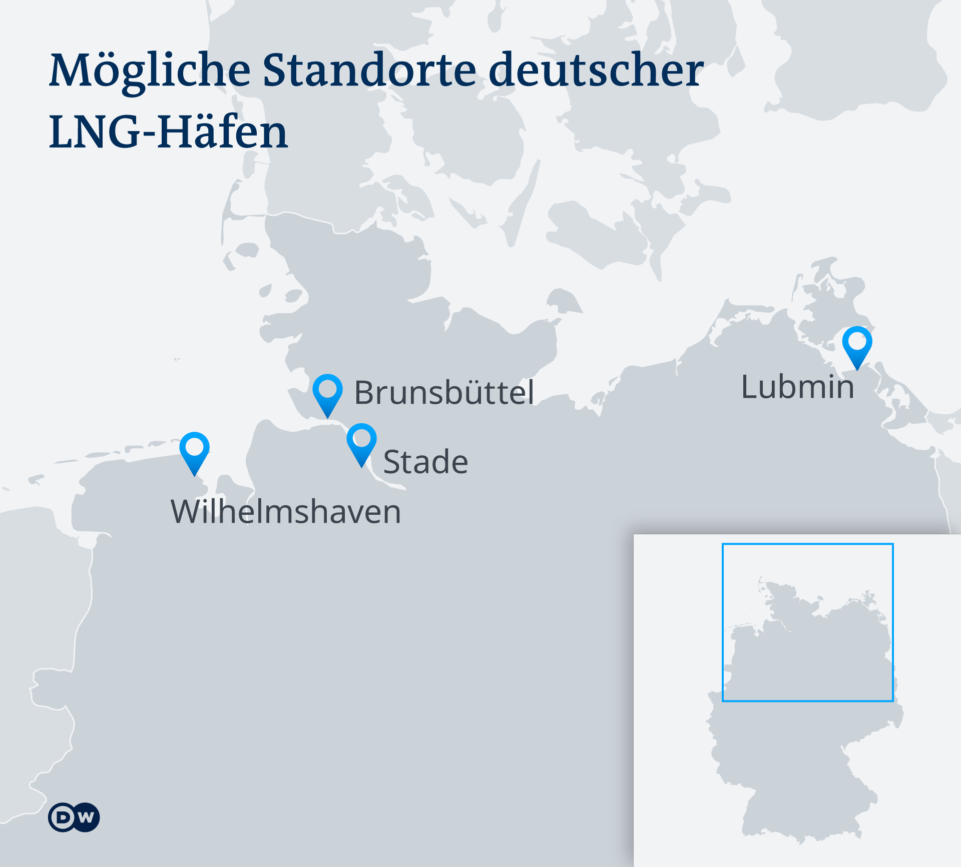 Σταθμοί τερματικών σταθμών LNG στη Γερμανία