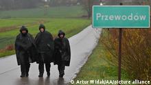 PRZEWODOW, POLAND - NOVEMBER 16: Members of the Police searching the fields near the village of Przewodow in the Lublin Voivodeship, seen on November 16, 2022 in Przewodow, Poland. Two people were killed around 4pm on Tuesday afternoon in an explosion at a farm near the Polish village of Przewodow in south-eastern Poland. About six kilometers inside the country's border with Ukraine. Artur Widak / Anadolu Agency