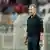 Bundestrainer Hansi Flick verfolgt am Spielfeldrand das Spielgeschehen des Länderspiels Oman - Deutschland