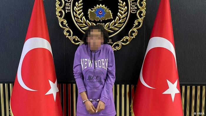 Mujer sospechosa de haber llevado a cabo el atentado en Estambul.