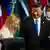 中國國家主席習近平和義大利總理梅洛尼2022年11月15日在峇里島峰會上