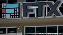 The logo of crypto exchange FTX