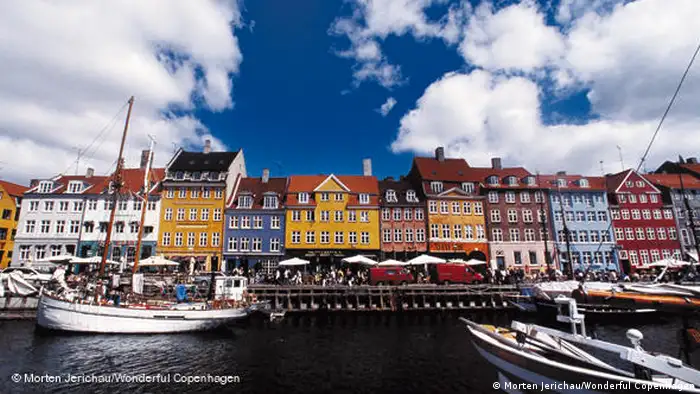 The Nyhavn district as seen from Copenhagen’s harbour (Morten Jerichau/Wonderful Copenhagen)