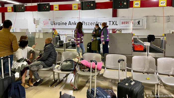 Ουκρανοί πρόσφυγες στο Tegel