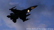 ADANA, TURKEY - JANUARY 20: A military aircraft of Turkish Air Force lands at the Incirlik 10th Tanker Base Command in Saricam district, in Adana after Turkish military started the''Operation Olive Branch'' in Afrin on January 20, 2018. Turkish jets destroyed observation posts and many other targets of PYD/PKK terrorists in Afrin, Syria. Eren Bozkurt / Anadolu Agency