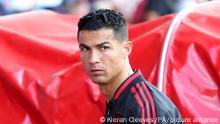 Cristiano Ronaldo File Photo. File photo dated 27-08-2022 of Manchester United's Cristiano Ronaldo whos exit from Manchester United and the prospective arrival of a fellow superstar at Stamford Bridge are just two of the high-profile issues to be addressed on transfer deadline day. Issue date: Wednesday August 31, 2022. See PA Story SOCCER Transfers Talking Points. Photo credit should read: Kieran Cleeves/PA Wire URN:68545056