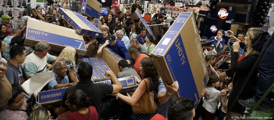 Promoção ''Black Friday'' em São Paulo, em 2018