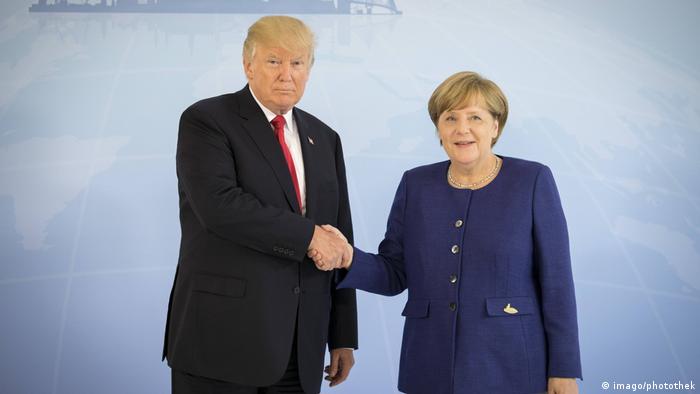 Trump i Merkel na samitu G20 u Hamburgu (2017.)