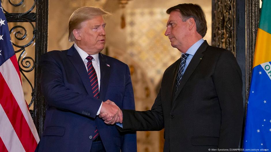 Tramp i Bolsonaro 2020. za vreme prethodnog mandata američkog predsednika