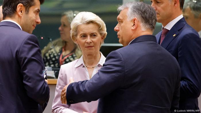 Eduard Heger, Ursula von der Leyen dhe Viktor Orban