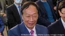 4.1.2021, Teipeh, Taiwan - Business Terry Gou, founder of Hon Hai, seen ahead of the opening ceremony of Hon Hai Research Institute. Taipei, Taiwan. January 4, 2021. Taipei TAIWAN PUBLICATIONxINxGERxSUIxAUTxONLY Copyright: xWalidxBerrazegx HL_WBERRAZEG_1326123