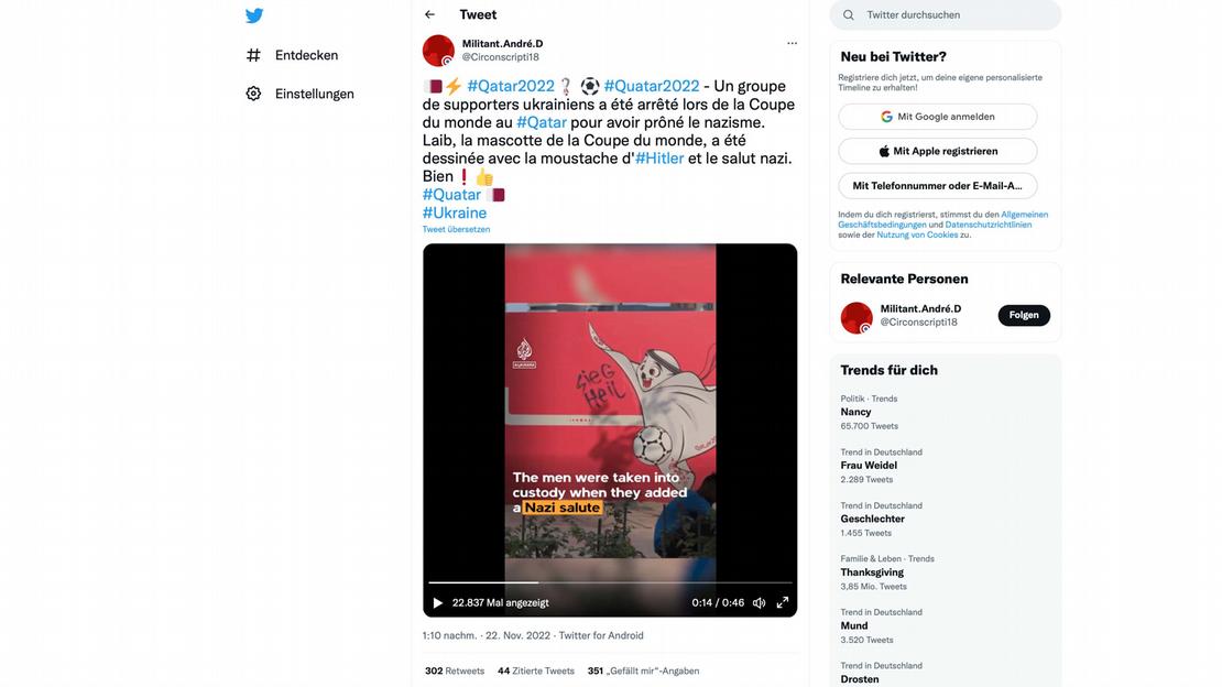 Фейк про гітлерівське вітання поруч з талісманом Чемпіонату світу з футболу