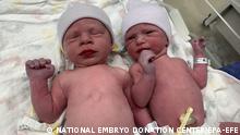Los bebés más antiguos de la historia: La madre, Rachel Ridgeway, solo tiene tres años más que los embriones.
