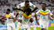 Les joueurs du Sénégal fêtent le but de Bamba Dieng Les joueurs du Sénégal fêtent le but de Bamba Dieng
