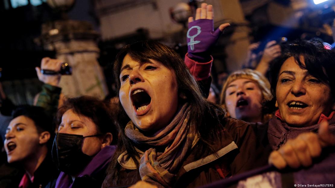 Protest femminile contro la violenza
