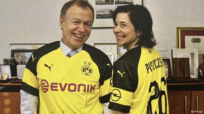 Olivia Nikel z mężem Rolfem, byłym ambasadorem Niemiec w Polsce