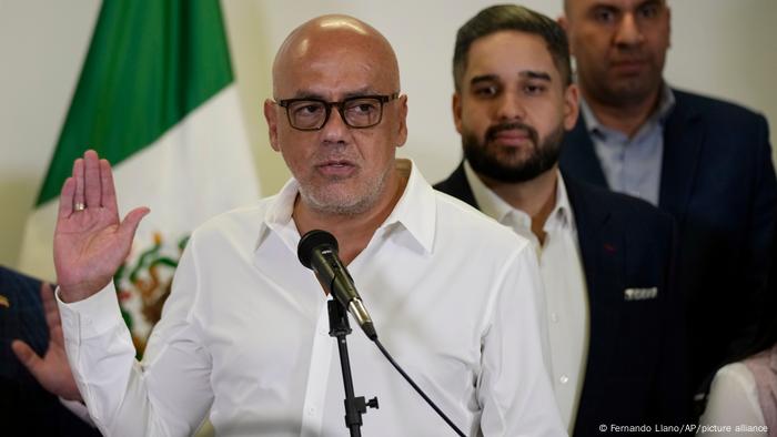 Aspecto de la pasada ronda de negociaciones en México, entre el gobierno y la oposición de Venezuela