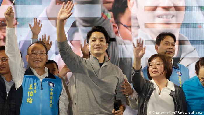 Chiang Wan-an, ein Urenkel von Chiang Kai-shek, des ersten Präsidenten der Republik China, wird neuer Bürgermeister von Taipeh
