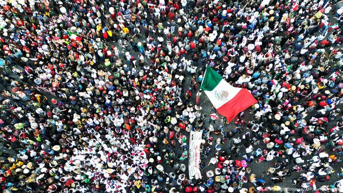 Mexiko | Kundgebung von Präsident Andrés Manuel López