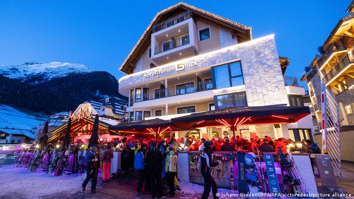 Skiopening in Ischgl, Österreich