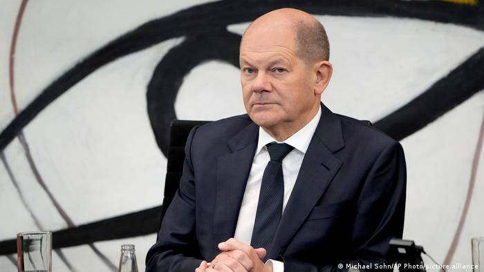 Deutschland Bundeskanzler Scholz trifft Spitzen von Finanz- und Wirtschaftsorganisationen
