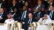 Gianni Infantino (centre) looks down at his lap Gianni Infantino (centre) looks down at his lap