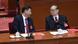 图为2017年10月的中共十九大会议闭幕式上,江泽民坐在习近平身旁。(资料照) 图为2017年10月的中共十九大会议闭幕式上,江泽民坐在习近平身旁。(资料照)
