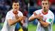 Fussball WM 2018 | Schweiz - Serbien | Xherdan Shaqiri und Granit Xhaka Fussball WM 2018 | Schweiz - Serbien | Xherdan Shaqiri und Granit Xhaka