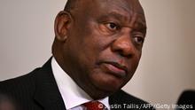 South Africa's President Cyril Ramaphosa speaks during a press conference in central London on November 24, 2022. (Photo by JUSTIN TALLIS / AFP) (Photo by JUSTIN TALLIS/AFP via Getty Images)