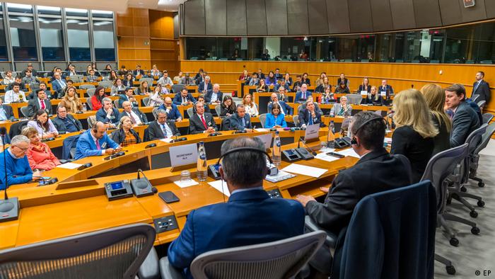 Asamblea EuroLatinoamericana (EuroLat) reunida en Bruselas, 30.11-02.12.2022. Bienvenida de la presidenta del Parlamento Europeo, Roberta Metzola.