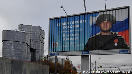 Russland - Werbekampagne für Kriegseinsatz