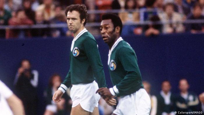 Pele and Franz Beckenbauer