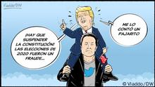 DW Karikatur von Vladdo | Trump y su musketero