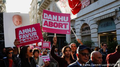 Demo pro Abtreibungsverbot in Malta