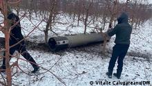 Gavriliță: Au fost găsite componentele unei rachete în apropierea orașului Briceni 