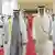 UAE leader Sheikh Mohammed and Qatari ruler Sheikh Tamim walk past guard of honor on red carpet in Qatar